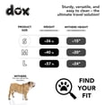 thumbnail image 6 of DDOXX Dog Car Seat - Black - Puppy Car Seat, Booster, and Carrier for Small Dogs & Cats - Comfortable Pet Car Seat for a Peaceful Ride - Sturdy Support and Fall Prevention -15.7Lx 12.59Wx 9.8H inches, 6 of 7