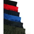thumbnail image 6 of TKO Boys' 6-Pack Mesh Active Athletic Performance Dry Fit Basketball Shorts (8-16), 6 of 7