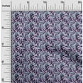 thumbnail image 2 of oneOone Cotton Poplin Purple Fabric Floral Quilting Supplies Print Sewing Fabric By The Yard 56 Inch Wide, 2 of 4