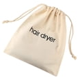 thumbnail image 1 of Bolsa con cordón para secador de pelo ERKXD, ideal para viajes y baño (blanca), 1 of 4