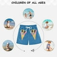 thumbnail image 6 of FORMRS Boys Swim Trunks Quick Dry Mesh Liner Boardshorts Sizes XS-XL, Colorful Ice Cream Cat, 6 of 7