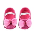 thumbnail image 4 of Franhais Baby Girls' Toddler Shoes Booties Soft Anti-Slip Sole Winter Button Flats Snow Boots, 4 of 9