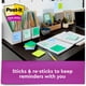 thumbnail image 4 of Sticky Notes Post-it Super Sticky Post-it, 6 cuadernos desplegables de 3 x 3 pulgadas, 4 of 9