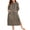 Leopard, variant on Ekouaer Ladies Modal Long Sleeve Sleepwear Casual Floor Length Night Dress