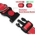 thumbnail image 3 of HKEEY Dog Collar, Adjustable Reflective Nylon Dog Collar Classic Solid Colors, Soft Neoprene Padding for Small Medium Sized Dogs Neck (9-14.2 inch), 3 of 7