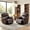 Brown1, variant on BSHTI PU Manual Recliner Chair Set of 2 – Single Sofa Recliners with Adjustable Backrest, High-Density Foam, Hardwood Frame – Comfort Lazy Chair for Living Room, Bedroom, Beige