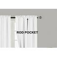 thumbnail image 6 of 2 Panels brick solid blackout thermal rod pocket foam lined window curtain drape R64 84" length, 6 of 6