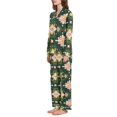 thumbnail image 2 of FORMRS Womens Pajama Set Long Sleeve Top and Pants with Pockets Soft Comfy Lounge Sleepwear, Sizes S-2XL, Pink Geometric Flowers, 2 of 7