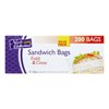 Nicole Home Collection Fold & Close Sandwich Bags, 200 Ct