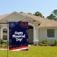 thumbnail image 2 of Amhnf Happy Memorial Day Fireworks Garden Flag For Home Outdoor Garden Yard Decor 12x18 inch, 2 of 5