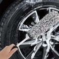thumbnail image 5 of Car Wheel Brush, Microfiber Wheel Cleaner Brush for Rim Cleaning and Car Detailing, Long Handle Cleaning Rim Cleaner, Highly Water Absorption Wheel Wash Brushes, 5 of 6