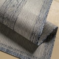 thumbnail image 3 of Surya Tuareg 110x144" Modern Polypropylene Rug in Blue and Gray, 3 of 6