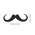 thumbnail image 2 of KAKOWELY Accesorio de barba falsa, bigote simulado, accesorio para fiesta de Halloween, cosplay, decoración de barba falsa, 2 of 4