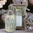 thumbnail image 5 of nu steel GLA330-6 Glacier Collection Lotion Pump, Dispenser, Refillable Bottle, Ideal for Liquid Soaps for Bathroom Vanity Countertop Holds Lotion, Liquid Soap, Hand Sanitizer, Rainbow Lustre Finish, 5 of 6