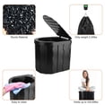 thumbnail image 6 of Portable Camping Toilet for Adults-Portable Folding Toilet with Lid,with Lid Carry Bag 1 Roll Garbage Bags, 6 of 11