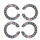 thumbnail image 1 of Calcomanía Adhesiva de Agujeros de Sonido de 4 Piezas para Accesorios de Instrumentos Musicales de Guitarra Acústica, 1 of 5