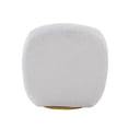 thumbnail image 2 of ACME Yedaid Chaise d'Appoint avec Pivotante en Sherpa Teddy Blanc, 2 of 6