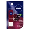 Nivea Lip Care Blackberry 0.17 Ounce Carded (Pack of 6)