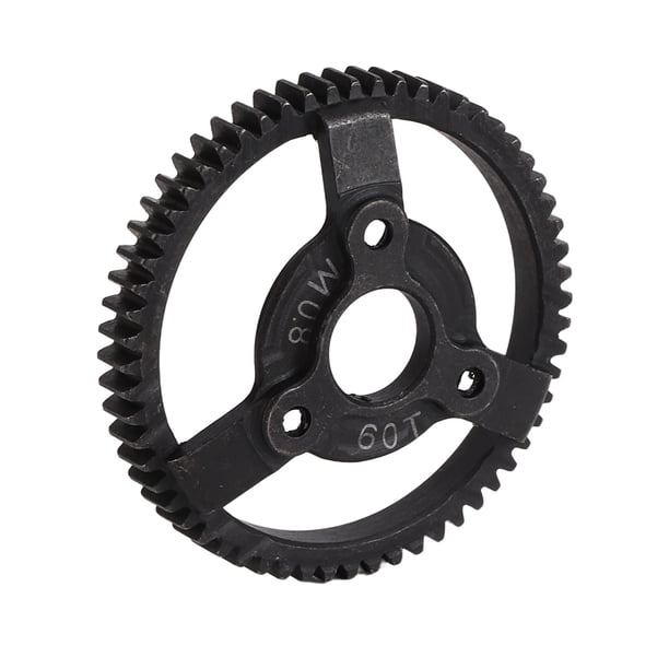 Engranaje recto de acero para coche teledirigido, repuesto de engranaje recto de acero 32P 0,8 M para Traxxas Slash 1/10 2WD 60T