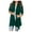 Army Green, variant on Lindreshi Cardigans for Women Plus Size Women's Quarter Sleeve Pocketless Casual Coat Cardigan