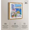 thumbnail image 2 of Blossoms of Capri Canvas Monet Inspired Poster by Art Remedy, Gold Frame, 30" x 36", 2 of 7