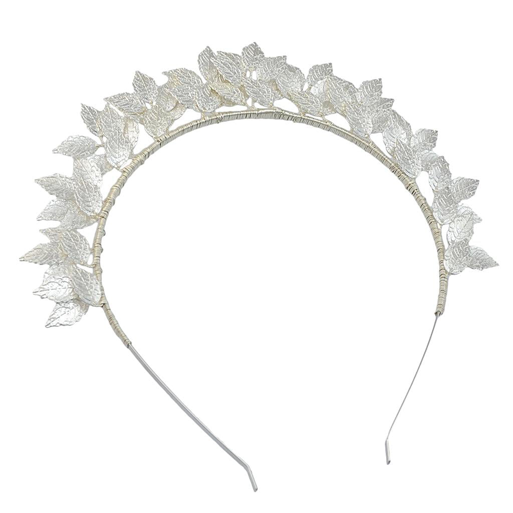 Girl Alloy Headband Silver Crystal Bridal Hair Band Women Party Hair WedRSH5 
