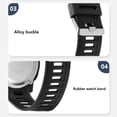thumbnail image 3 of Men Sport Watches, Big Numbers Display Shock Resistant Outdoor Sports Electronic Watch  for Running Grey, 3 of 7