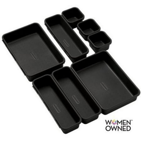 - Madesmart Interlocking Drawer Organizer Bins 8 Bin, 1 Set