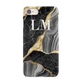 thumbnail image 1 of Personalised Black and Gold Marble Name iPhone 8 Plus Case, iPhone 12 Pro Max, 1 of 5