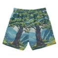 thumbnail image 7 of FORMRS Boys Swim Trunks Quick Dry Mesh Liner Boardshorts Sizes XS-XL, Blue Mountain, 7 of 7