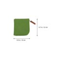 thumbnail image 2 of 4 Pcs Flet Coin Purse Simple Mini Wallet Kids Girls Coin Bag Smooth Zipper Storage Pouch (Red+Light Grey+Green+Dark Grey), 2 of 3
