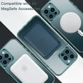 thumbnail image 4 of JETech Magnetic Case for iPhone 12 Pro Max 6.7-Inch Compatible with MagSafe Wireless Charging, Shockproof Phone Bumper Cover, Anti-Scratch Clear Back (Pacific Blue), 4 of 7