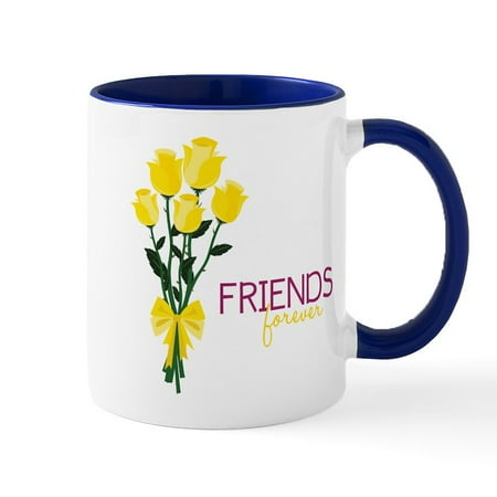 

CafePress - Friends Forever Mug - 11 oz Ceramic Mug - Novelty Coffee Tea Cup