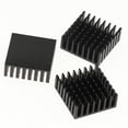 thumbnail image 3 of Disipador de calor 0,98 × 0,98 × 0,39 pulgadas Transistor enfriador de radiador, aluminio, 3 of 8