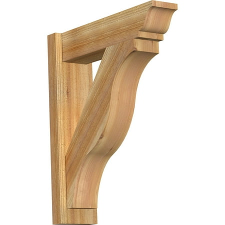 

6 W x 22 D x 26 H Funston Rough Sawn Traditional Outlooker Western Red Cedar