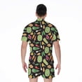 thumbnail image 2 of Fresh Vegetable Pattern Short Sleeve Men'S Rompers Casual Summer Jumpsuits Outfit, 2 of 4