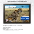 thumbnail image 2 of ArtToFrames 27.56x19.69 Inch - 70x50 CM Brown Puzzle Frame for 1000 piece Puzzles.1.25 Inch Custom MDF Puzzle Frames, Coffee - Comes with Economy Acrylic, 2 of 7