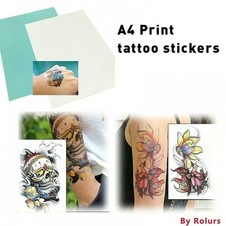 A4 Temporary Tattoo DIY Printing Paper Transfer Decal Papers for Inkjet  Printer 