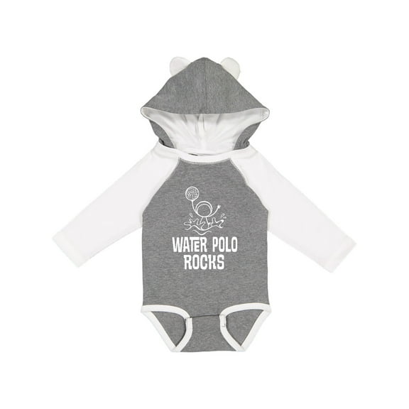Inktastic Water Polo Rocks Sports Team Boys or Girls Long Sleeve Baby Bodysuit
