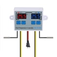 thumbnail image 1 of FlyFlise 12 V Digital Dual Temperature Controller LED Celsius Thermostat Regulator Heating Cooling Temperature Control with Waterproof Probes for Cooler Heater Aquarium, 1 of 8