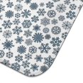 thumbnail image 3 of Blue Christmas Snowflake Pattern Dish Drying Mat for Kitchen 1 Pack, Ultra Absorbent Microfiber Dishes Drainer Mats,18x24in(46x61cm), 3 of 4