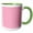 Green/White, variant on 3drose, Chic Chevron Pink and White Zigzag Girly Art, 11oz Mug