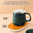 thumbnail image 4 of COM1950s Mug Warmer, Electric Coffee Cup Warmer with Constant Temperature, Beverage Warming Plate for Desk, Home and Office, 4 of 6