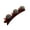 Red, variant on Rhinestone Heart Decor Elegant Hair Pin Lint Double Layer Hairpin Hair Clip Hair Ties,Red