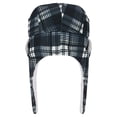 thumbnail image 4 of New Era Black Las Vegas Raiders Sideline Plaid Sherpa Trapper Hat, 4 of 4