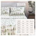 thumbnail image 3 of Great Bay Home 4-Piece 100% Turkish Cotton Flannel Sheet Set, Queen, Yuletide Gnomes, 3 of 6