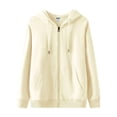 thumbnail image 4 of Men's Autumn New 320g Pure Cotton Terry Loose Solid Color Sweater, 4 of 9