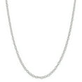 thumbnail image 1 of 925 Sterling Silver 3.5mm Fancy Rope Chain 16 Inch, 1 of 5