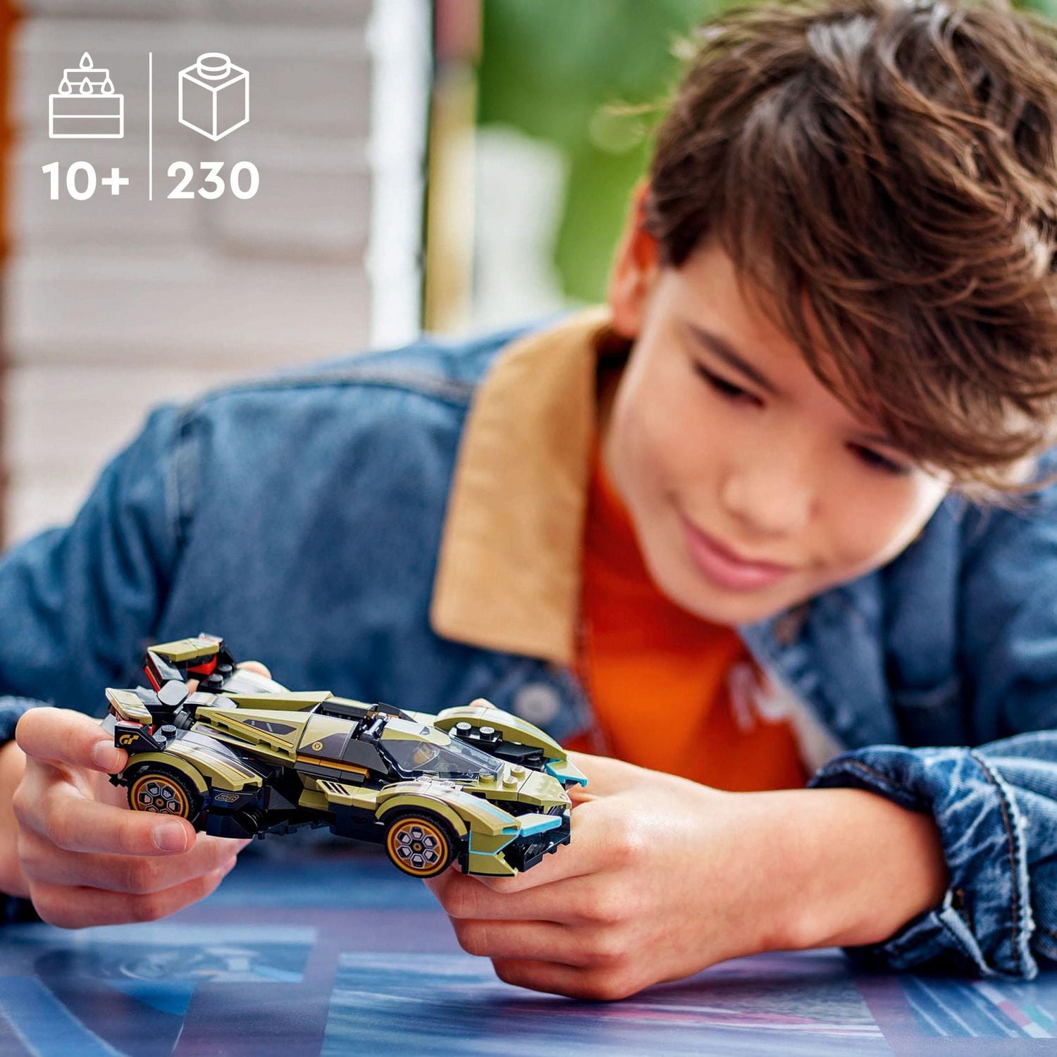 LEGO Speed Champions La supervoiture Lamborghini Lambo V12 Vision GT 76923 Ensemble de construction (230 pièces) Comprend 230 pièces, 10+ ans