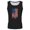 F-Black, variant on KPOPLK Form-Fitting Men's Athletic Tank Tops: Sleeveless Gym Muscle Shirts for Bodybuilding, Training and Physique Display XL Red